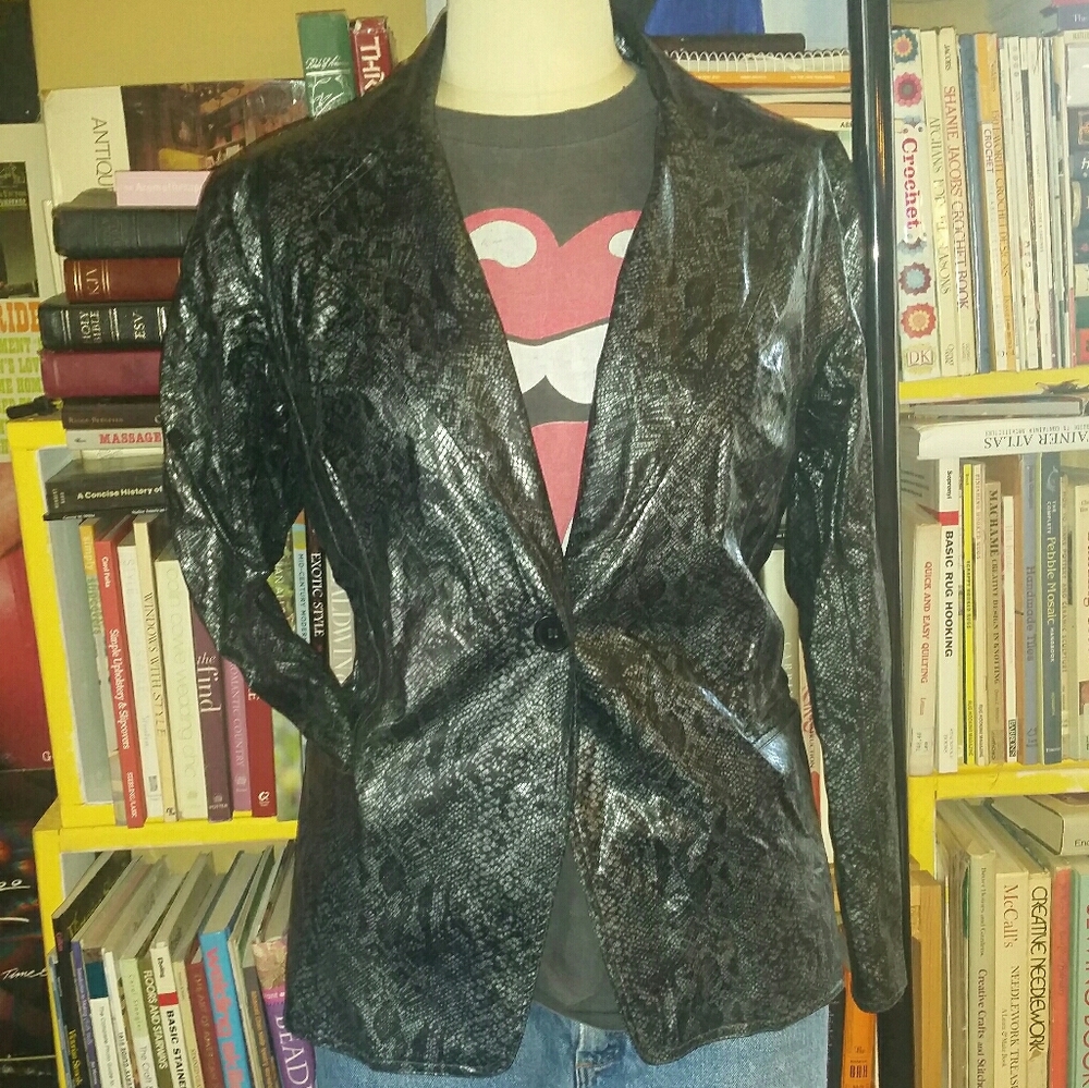 Vintage TZ Pho Snakeskin Jacket